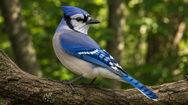 Illustration of a mature, long-established Blue Jay